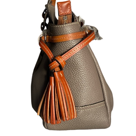 Dooney & Bourke Pebble Leather Small Winged Shopper Bag  0143 - Picture 9 of 13